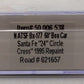 Atlas 50006538 N Santa Fe "24" Circle Cross" BX-177 60' Boxcar #621657 LN/Box