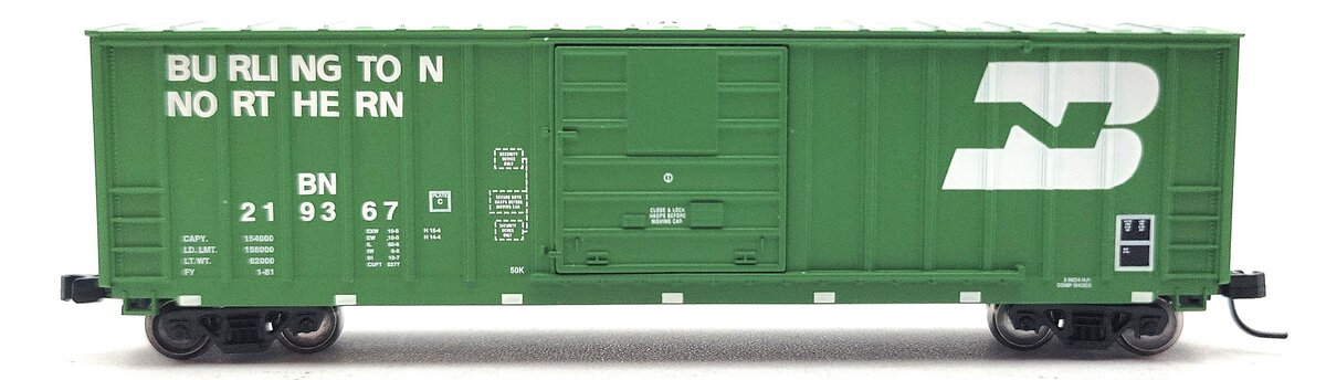 Athearn 10944 N Scale Burlington Northern 50' Boxcar #219367 LN