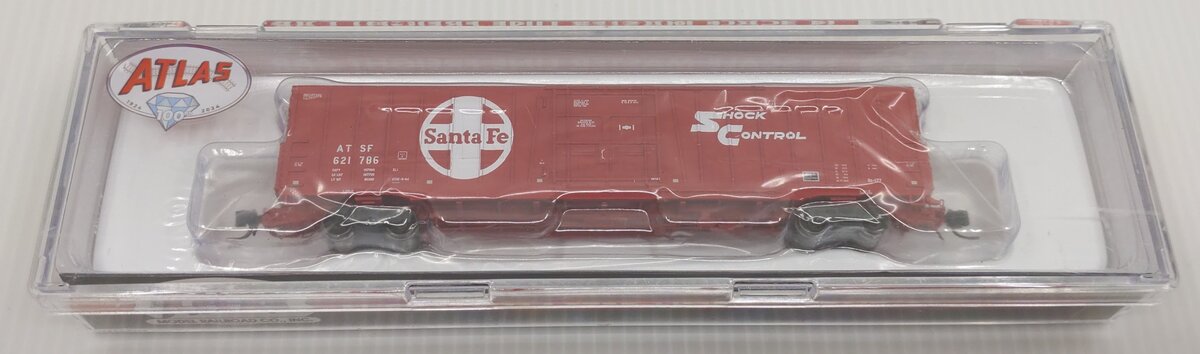 Atlas 50006533 N SF "Shock Control" Gothic Repaint Master BX-177 Boxcar #621786 LN/Box
