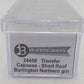 Bluford Shops 24450 N Burlington Northern Short Roof Transfer Caboose #11473 LN/Box
