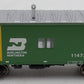 Bluford Shops 24450 N Burlington Northern Short Roof Transfer Caboose #11473 LN/Box