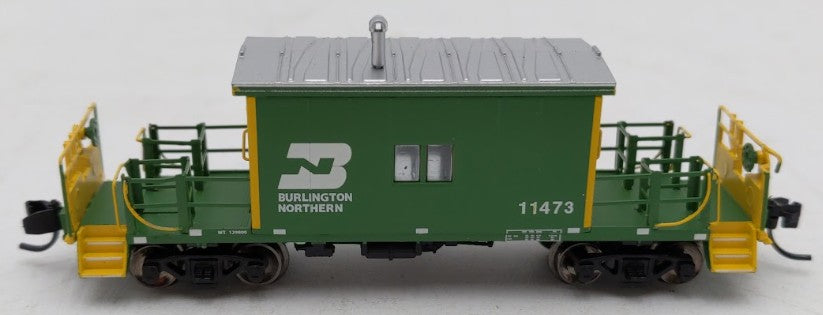 Bluford Shops 24450 N Burlington Northern Short Roof Transfer Caboose #11473 LN/Box