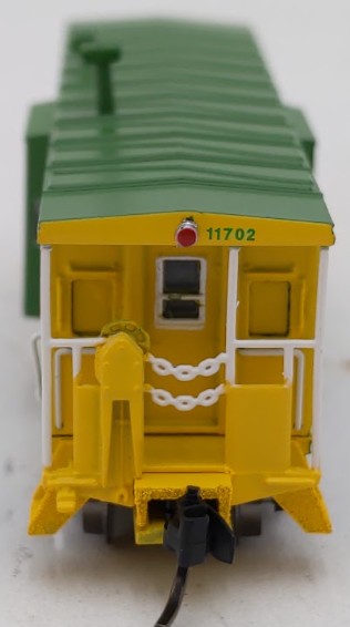 Bluford Shops 44250 N BN Phase 4 International Car Bay Window Caboose #11702 EX/Box