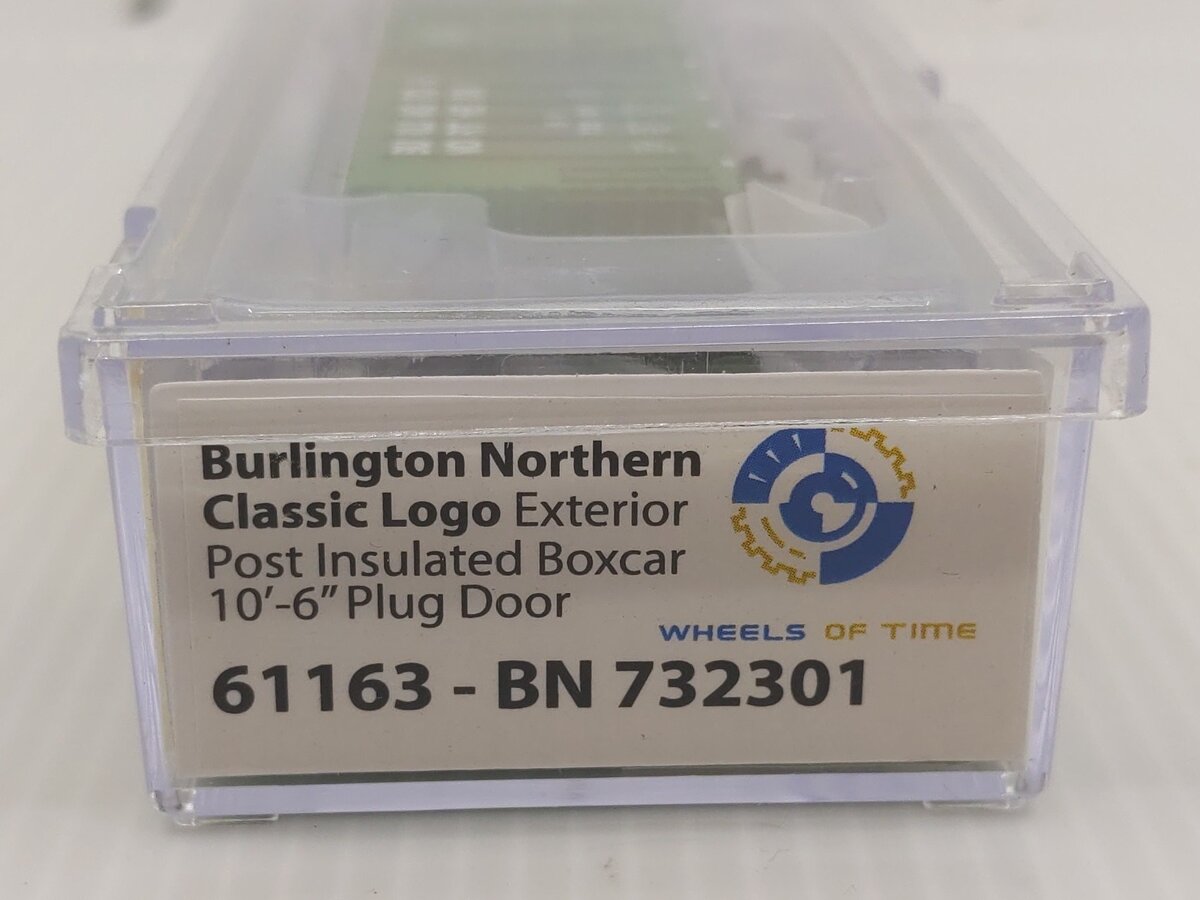 Wheels of Time 61163 N Burlington Northern PC&F 50' Boxcar #732301 LN/Box