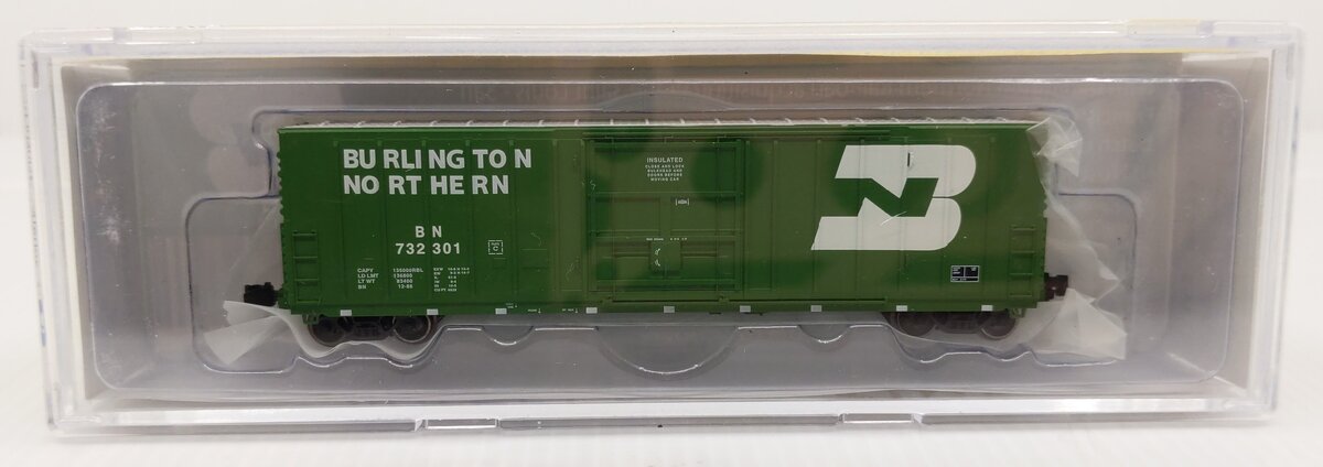 Wheels of Time 61163 N Burlington Northern PC&F 50' Boxcar #732301 LN/Box