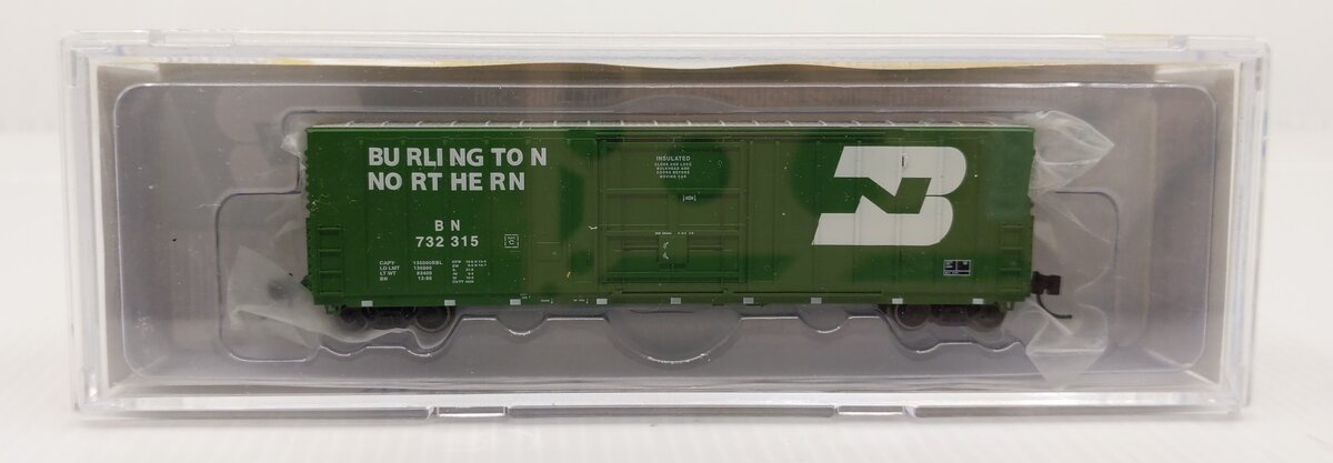 Wheels of Time 61164 N Burlington Northern PC&F 50' Boxcar #732315 LN/Box