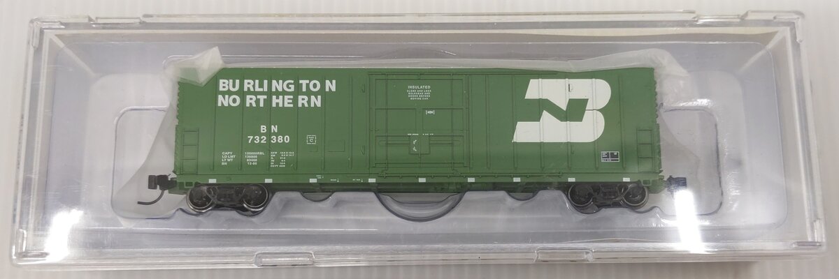 Wheels of Time 61166 N Burlington Northern PC&F 50' Boxcar #732380 LN/Box