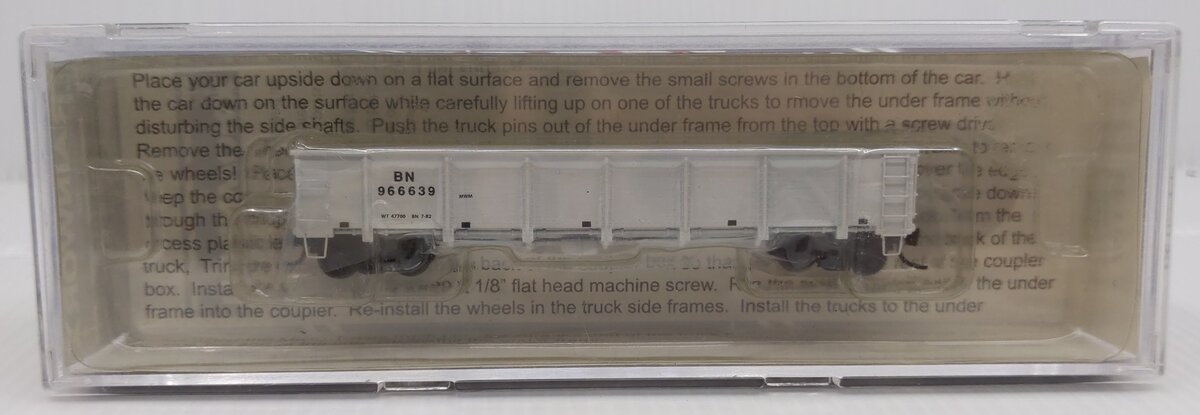 Trainworx Inc. 2611-15 N Scale Burlington Northern GS Gondola #966639 LN/Box
