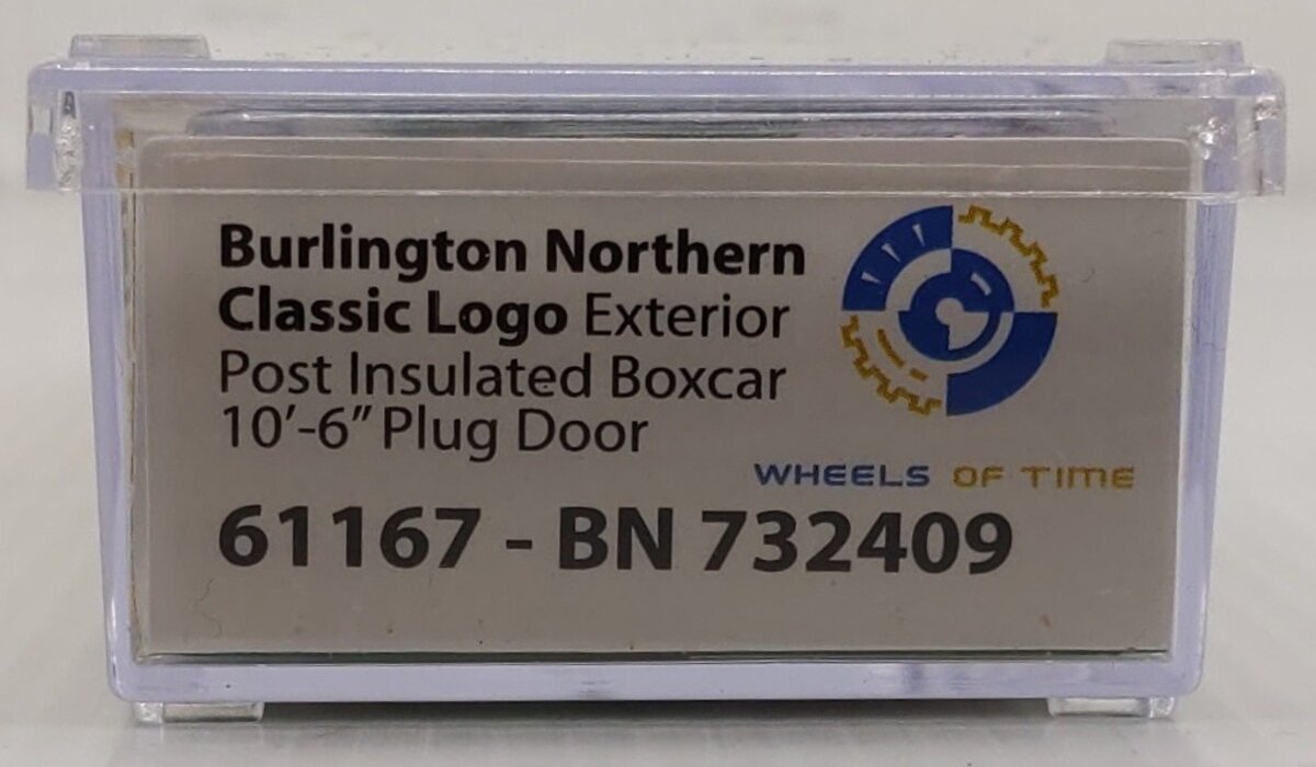 Wheels of Time 61167 N Burlington Northern PC&F 50' Boxcar #732409 LN/Box