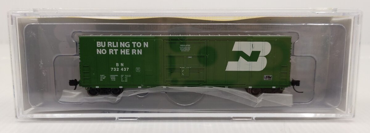 Wheels of Time 61169 N Burlington Northern PC&F 50' Boxcar #732437 LN/Box