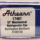 Athearn 17467 N Scale Burlington Northern 57' Mechanical Reefer Car #180136 LN/Box
