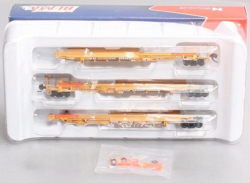 BLMA Models 12252 N Scale Trinity 53' 3 Unit Spine Car Set EX/Box