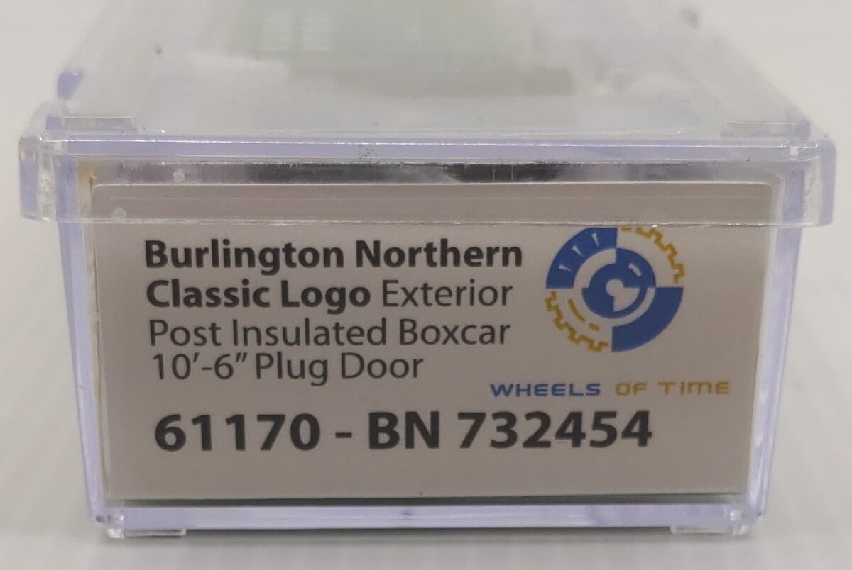 Wheels of Time 61170 N Burlington Northern PC&F 50' Boxcar #732454 LN/Box