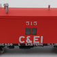Bluford Shops 23050 N Scale C&EI Long-Roof Transfer Caboose #515 LN/Box