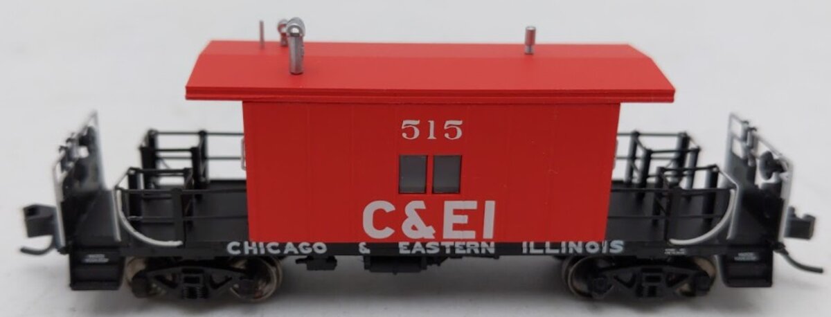 Bluford Shops 23050 N Scale C&EI Long-Roof Transfer Caboose #515 LN/Box