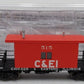 Bluford Shops 23050 N Scale C&EI Long-Roof Transfer Caboose #515 LN/Box