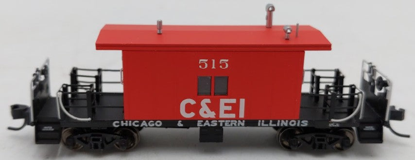 Bluford Shops 23050 N Scale C&EI Long-Roof Transfer Caboose #515 LN/Box