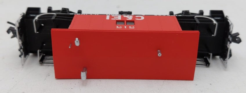 Bluford Shops 23050 N Scale C&EI Long-Roof Transfer Caboose #515 LN/Box