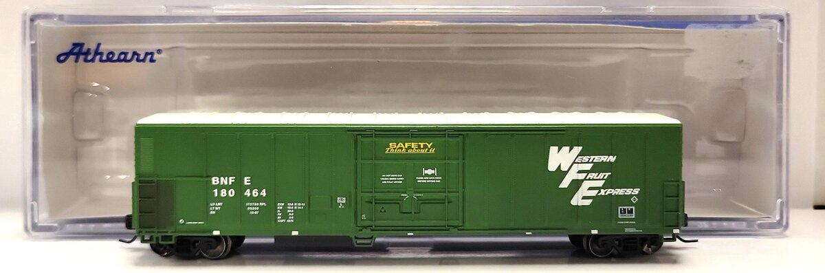Athearn 17470 N Scale Burlington Northern 57' Mechanical Reefer Car #180464 LN/Box
