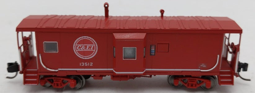 Bluford Shops 42140 N C&EI Ph. 2 International Car Bay Window Caboose #13512 LN/Box
