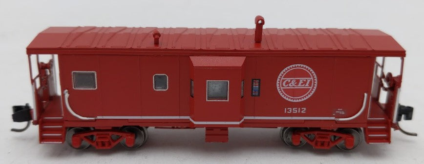 Bluford Shops 42140 N C&EI Ph. 2 International Car Bay Window Caboose #13512 LN/Box