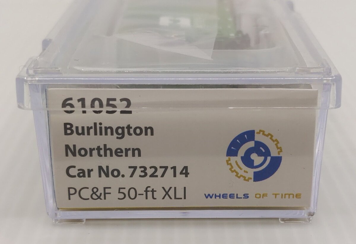 Wheels of Time 61052 N Burlington Northern PC&F 50' 70-Ton Boxcar #732714