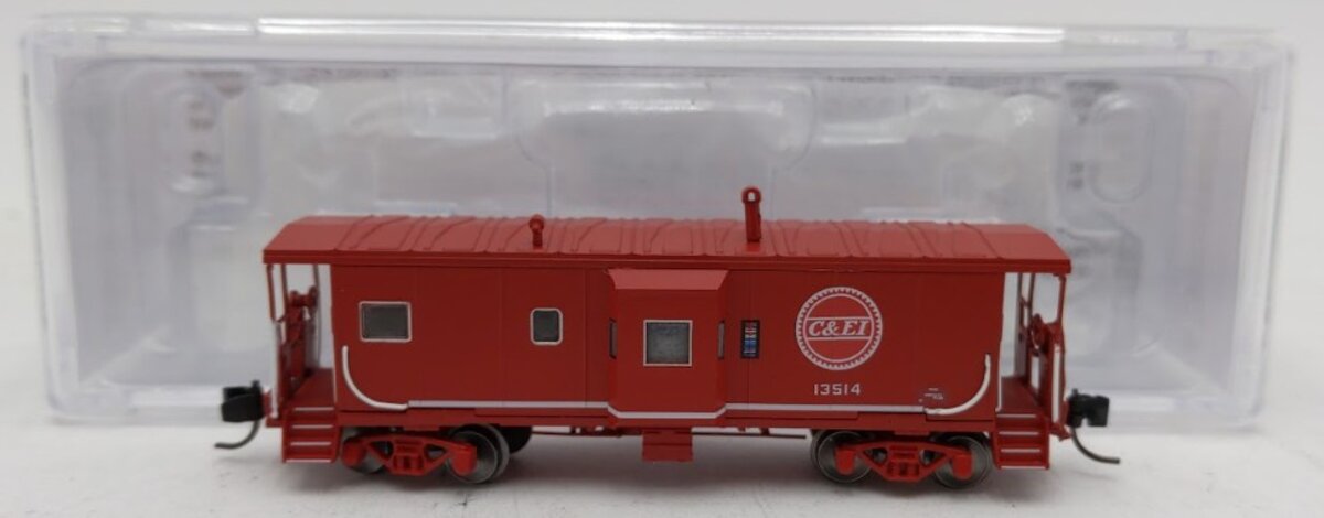 Bluford Shops 42141 N C&EI Ph. 2 International Car Bay Window Caboose #13514 EX/Box