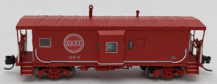 Bluford Shops 42141 N C&EI Ph. 2 International Car Bay Window Caboose #13514 EX/Box