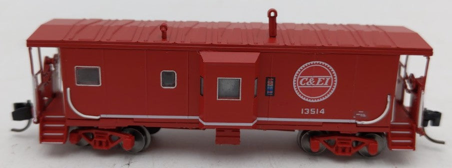 Bluford Shops 42141 N C&EI Ph. 2 International Car Bay Window Caboose #13514 EX/Box