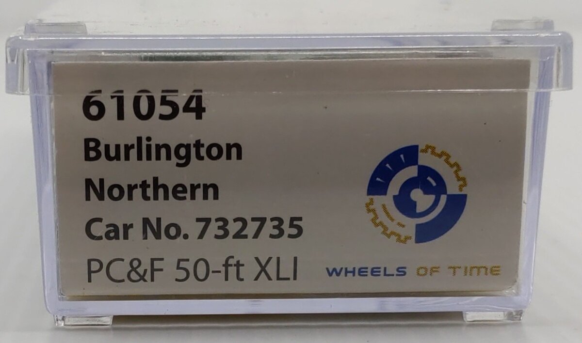 Wheels of Time 61054 N Scale Burlington Northern PC&F Boxcar #732735