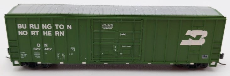 Athearn 24215 N Scale Burlington Northern 50' FMC Plug Door Box Car #322402 EX/Box