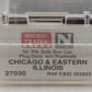 Micro-Trains 02700030 N C&EI 50' Plug Door Rib Side Boxcar w/o Roofwalk #252825 LN/Box
