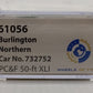 Wheels of Time 61056 N Scale Burlington Northern PC&F Boxcar #732752