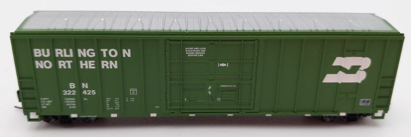 Athearn 24216 N Scale Burlington Northern 50' FMC Plug Door Box Car #322425