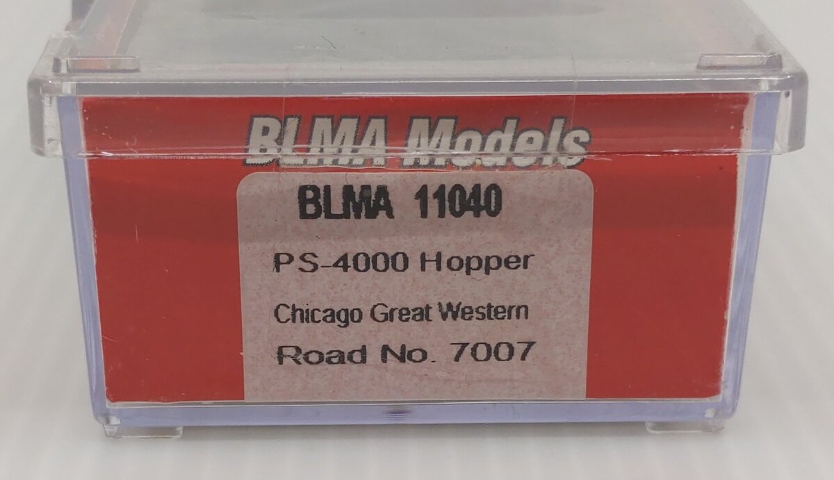 BLMA Models 11040 N Scale Chicago Great Western Covered Hopper #7007 LN/Box