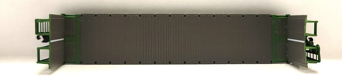 Athearn 24298 N Scale BN GSC 53' Bulkhead Flat Car #616041