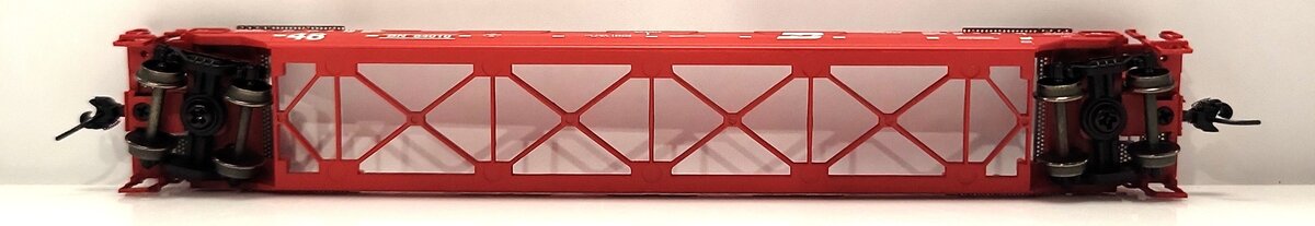Athearn 12380 N Scale Burlington Northern 48' Husky Stack Well Car #64010 LN/Box