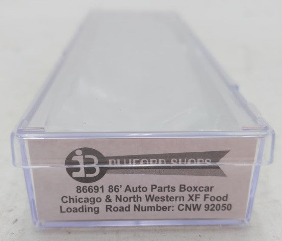 Bluford Shops 86691 N C&NW PS 86' Auto Parts Double Door Boxcar #92050  LN/Box