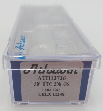 Athearn ATH13736 N Scale CELX 50' RTC 20,000 Gallon Tank Car #11248 EX/Box