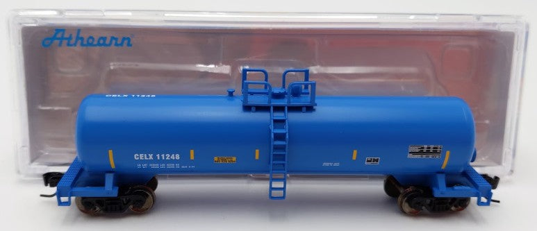 Athearn ATH13736 N Scale CELX 50' RTC 20,000 Gallon Tank Car #11248 EX/Box