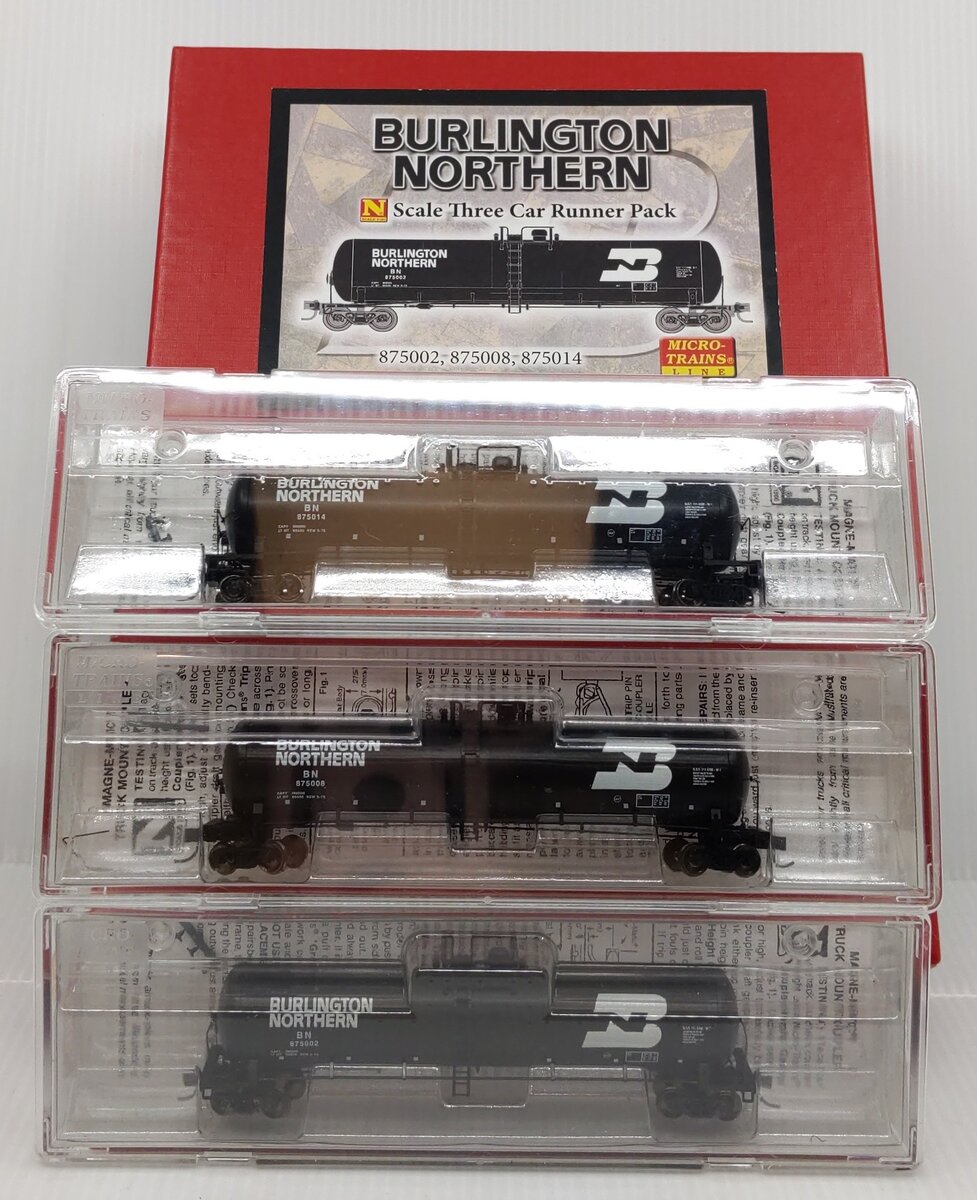 Micro-Trains 99300084 N BN 56' General Service Tank Car Runner Pack (Set of 3) LN/Box
