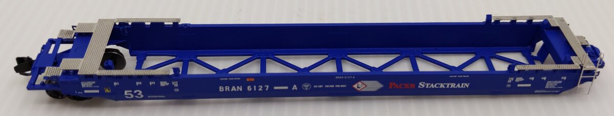 Deluxe Innovations 350402 N Pacer Maxi-Stack IV 3-Unit Intermodal Well Car Set EX/Box