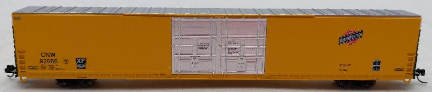 Bluford Shops 86695 N Scale C&NW PS 86' Auto Parts Double Door Boxcar #92066 EX/Box