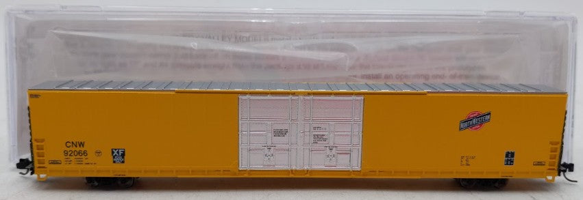 Bluford Shops 86695 N Scale C&NW PS 86' Auto Parts Double Door Boxcar #92066 EX/Box