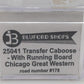 Bluford Shops 25041 N Scale Chicago Great Western Transfer Caboose #178 LN/Box