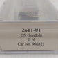 Trainworx Inc. 2611-01 N Scale Burlington Northern GS Gondola #966321 LN/Box