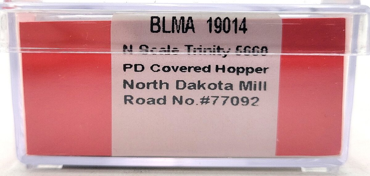 BLMA Models 19014 N CEFX 5660 Covered Hopper #77092 LN/Box