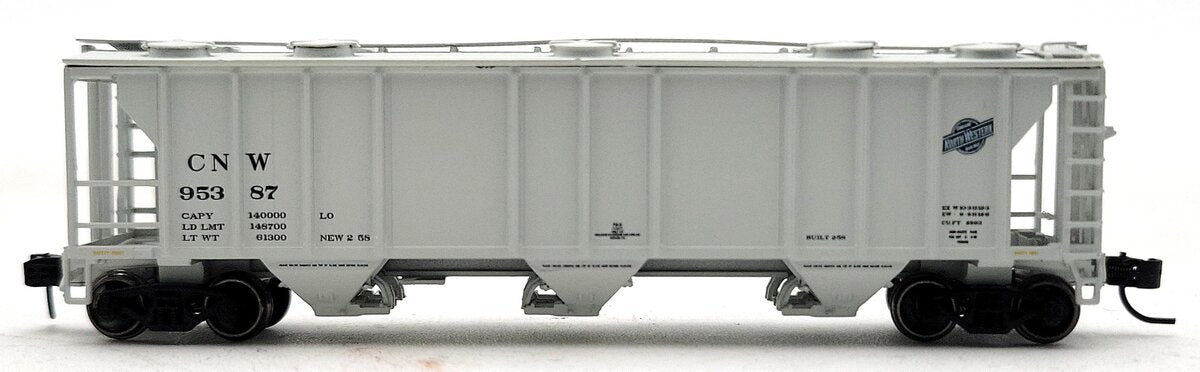 Athearn 28337 N Chicago & North Western PS-2 2893 3-Bay Covered Hopper #95387 LN/Box