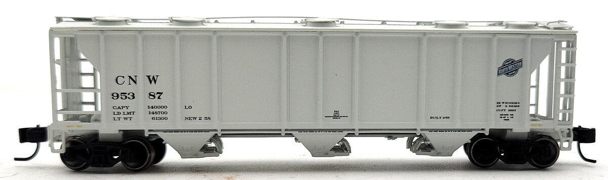 Athearn 28337 N Chicago & North Western PS-2 2893 3-Bay Covered Hopper #95387