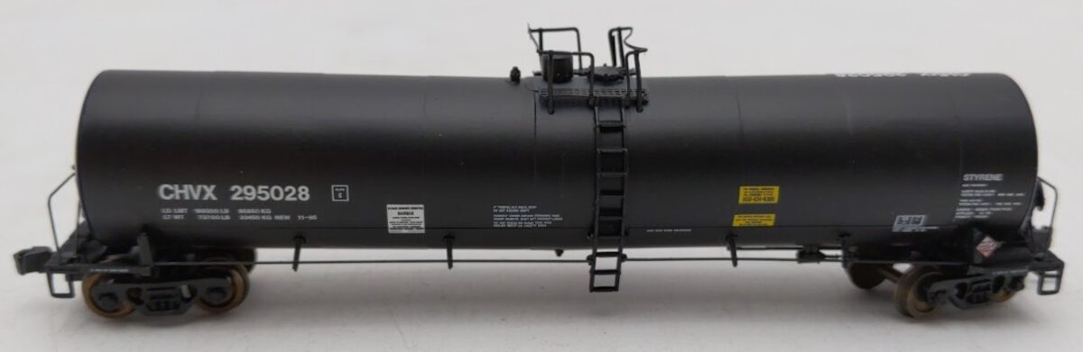 Atlas 50000722 N Scale Chevron Trinity 25.5K Gallon Tank Car #295028 EX/Box